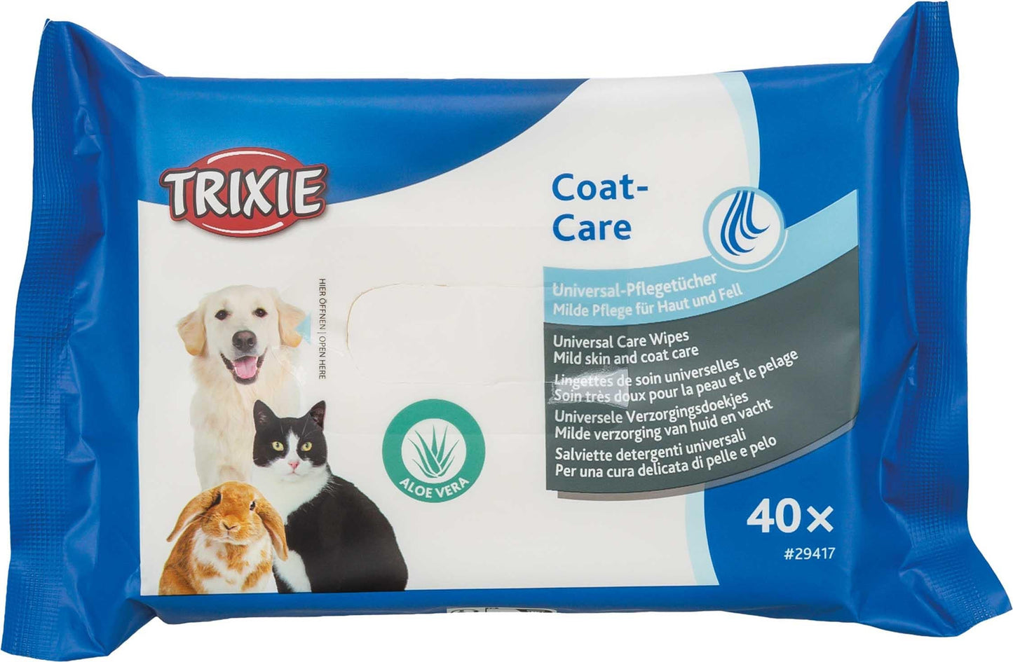 Universal Care Wipes with Aloe Vera, 40-pack