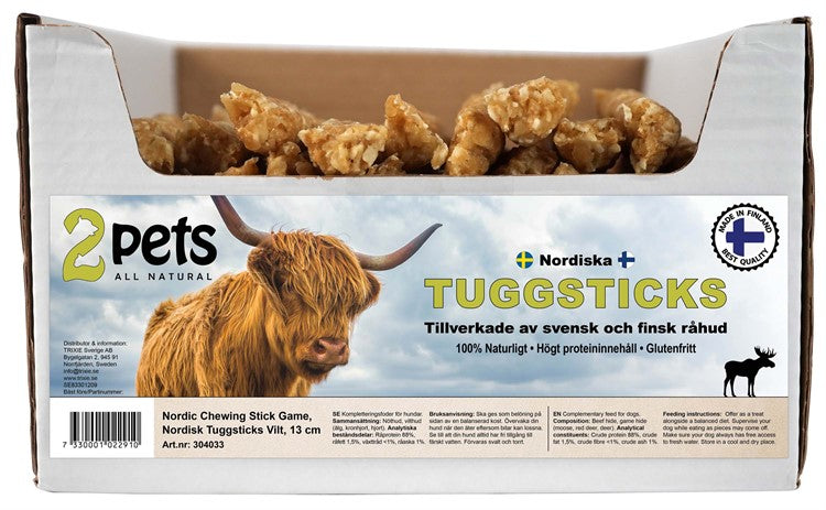 Nordisk tuggsticks, vilt, 13 cm