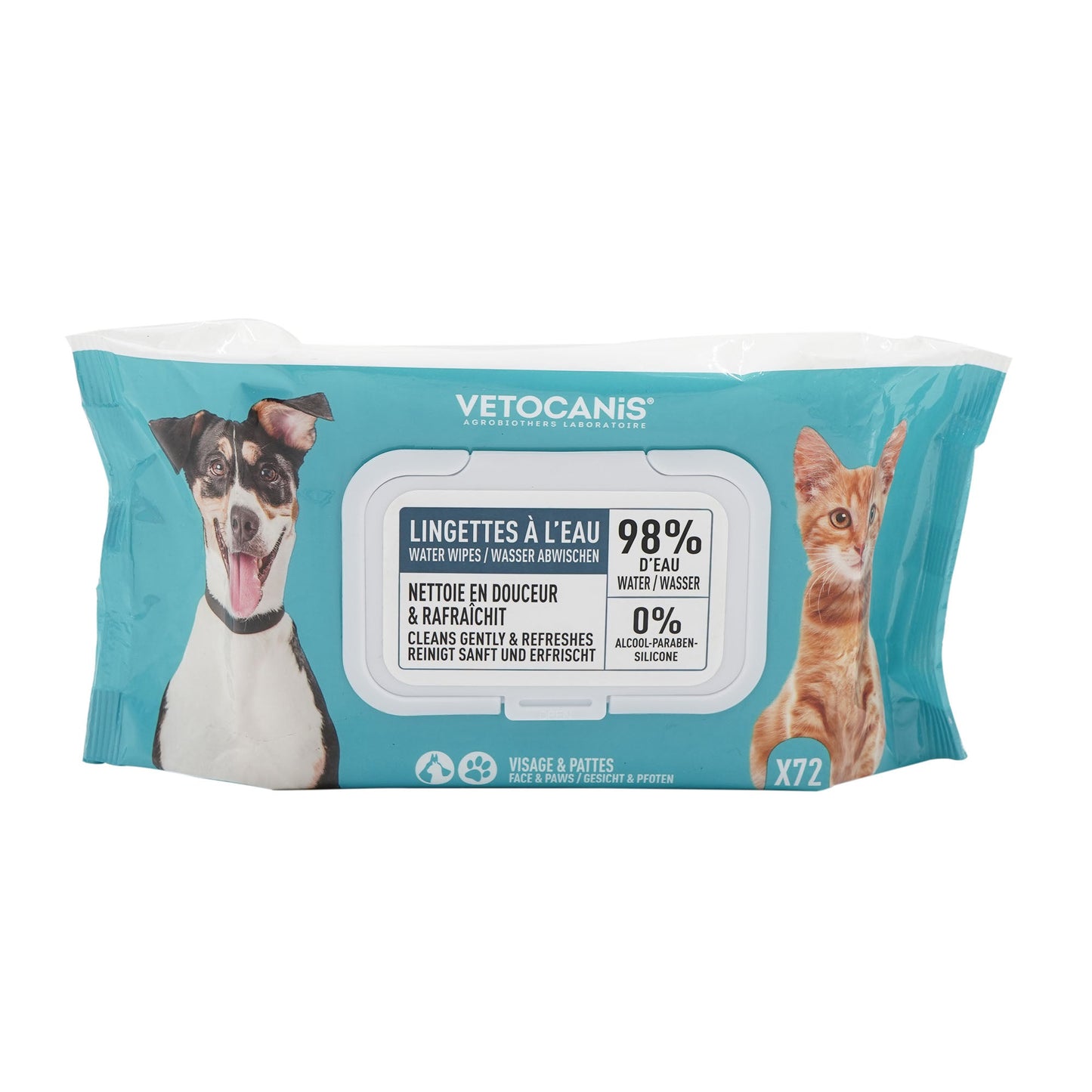 Vetocanis Wet Wipes 72 un