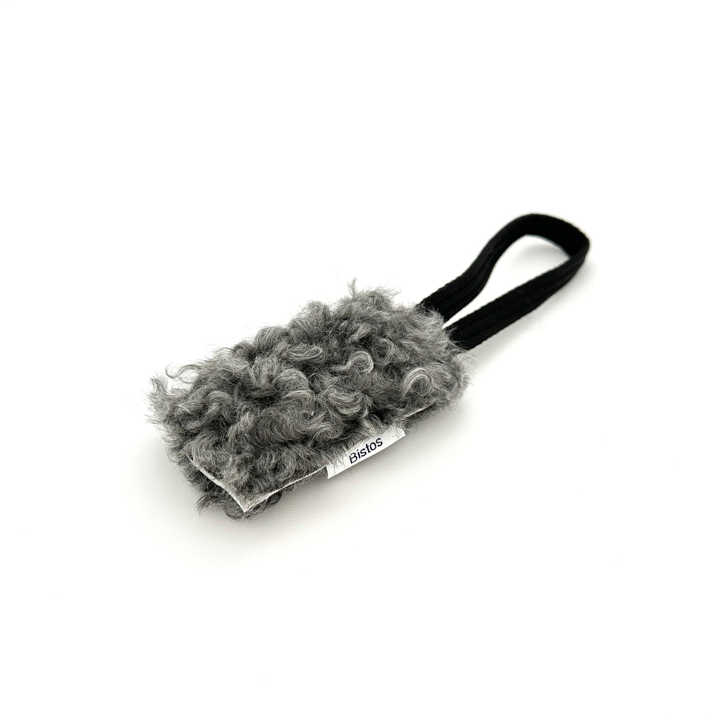 Igloo with squeaker | Tug toy made of real sheepskin