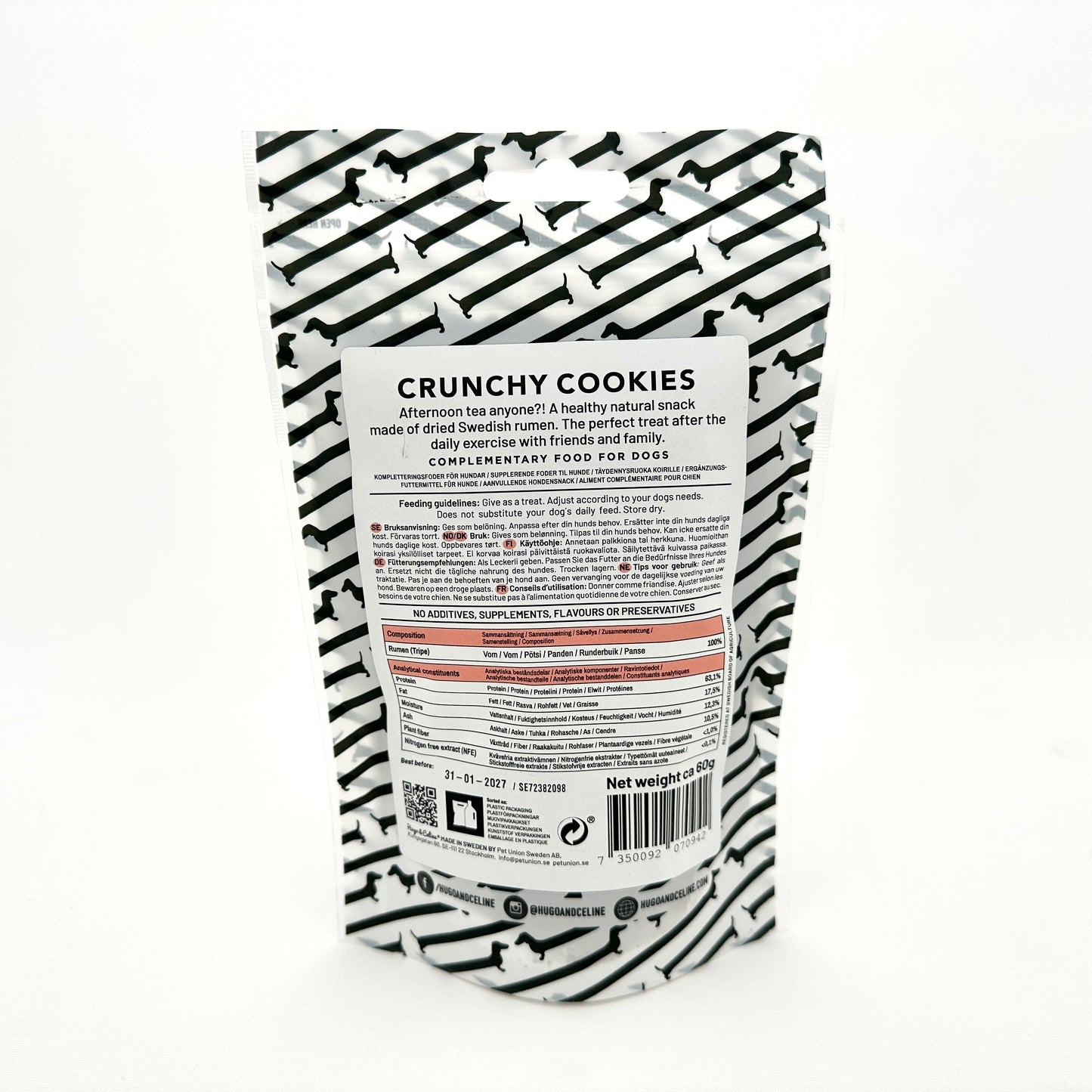 Crunchy Cookies | Dried Beef Tripe (60g)