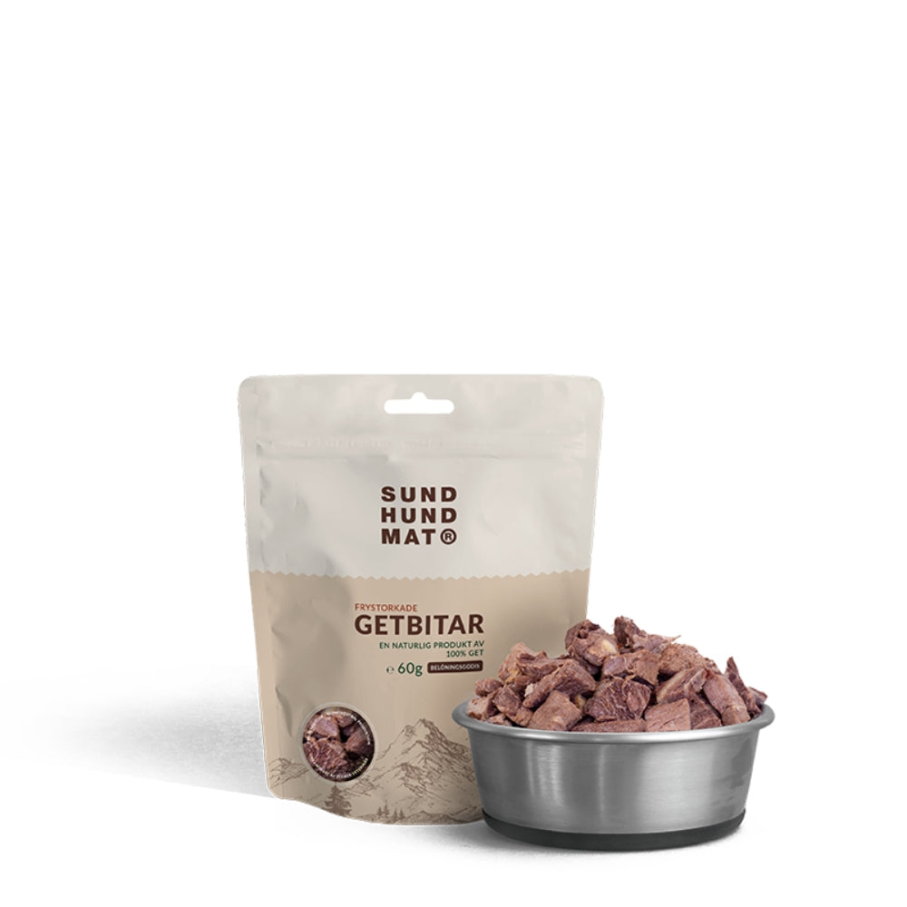Freeze-dried goat pieces (60g)
