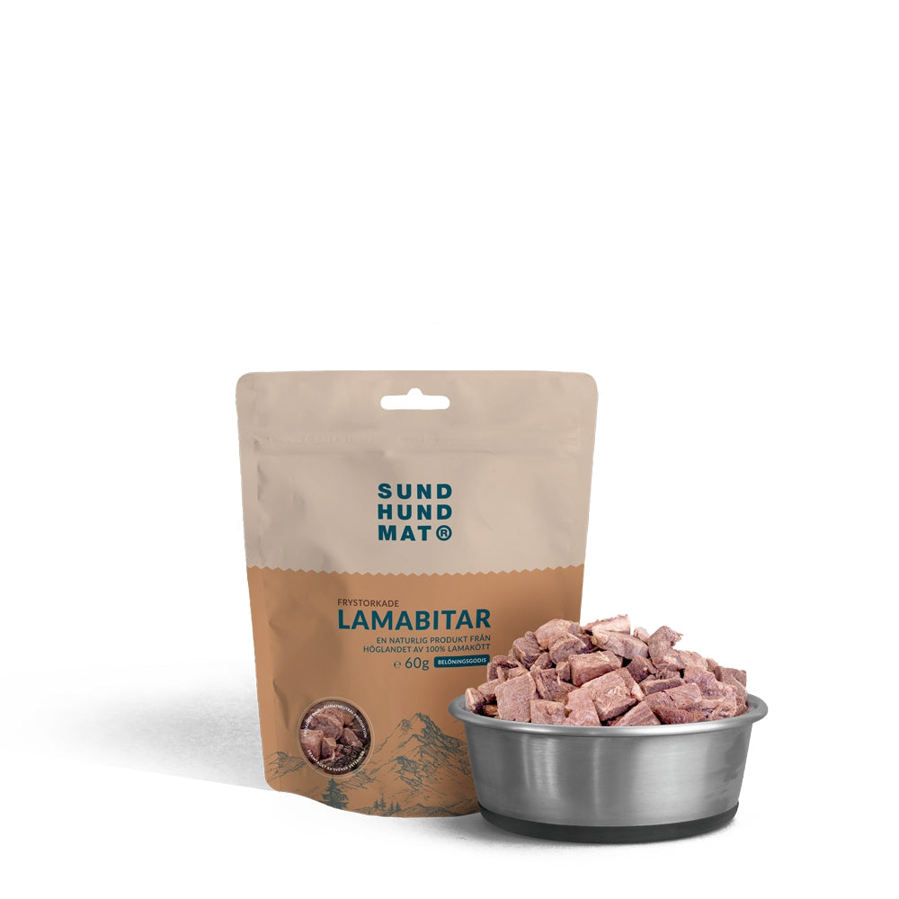Freeze-dried llama pieces (60g)