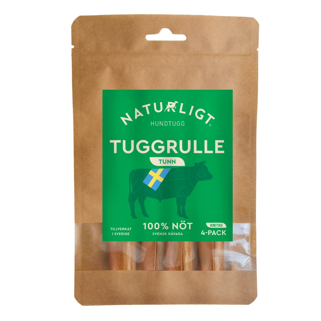 Dog Chews - Beef Roll Thin 15cm (4-pack)