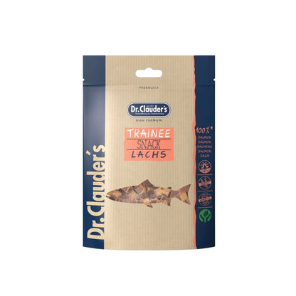 Small pieces of salmon meat