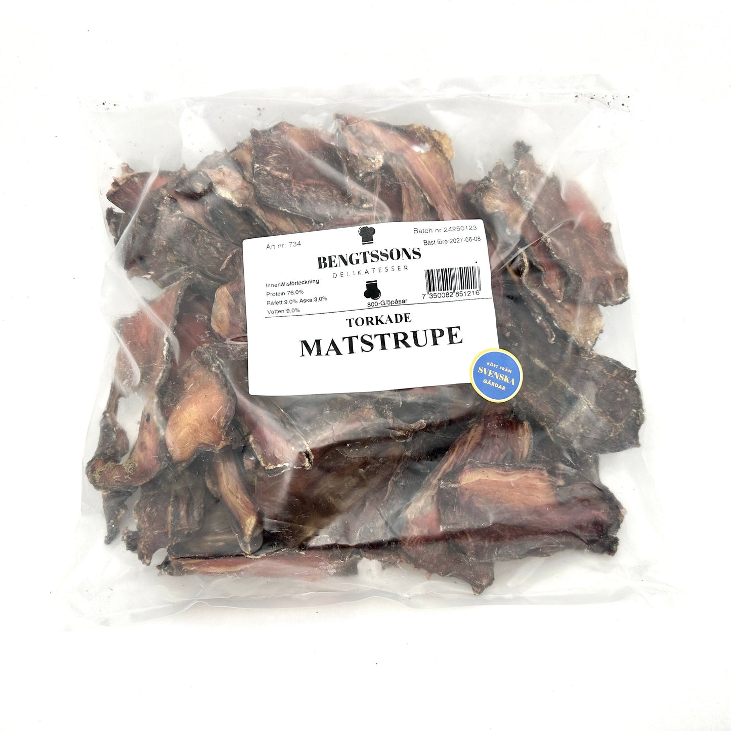 Dried esophagus