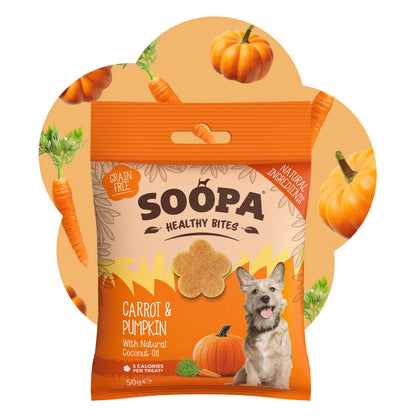 Dog Treats | Carrot and Pumpkin (50g, 50 pieces)