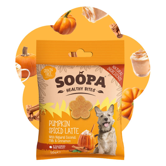 Dog treats | Pumpkin Spiced Latte, Pumpkin and Cinnamon (50g, 50 pieces)