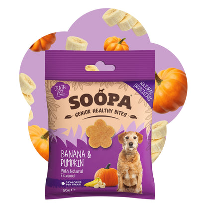 Dog Treats SENIOR | Banana and Pumpkin (50g, 50 pieces)