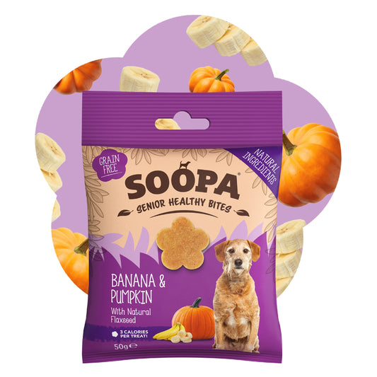 Dog Treats SENIOR | Banana and Pumpkin (50g, 50 pieces)