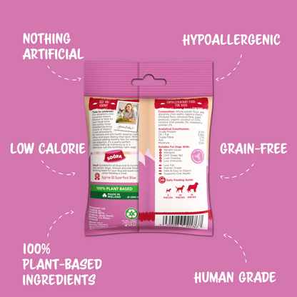 Dog Treats | Strawberry & Coconut Cream (50g, 50 pieces)