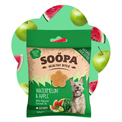 Dog treats | Watermelon & Apple (50g, 50 pcs)