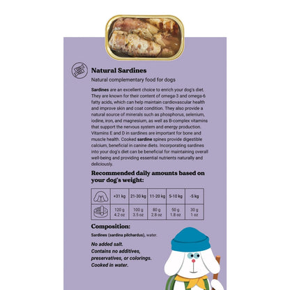 Sardines for dogs