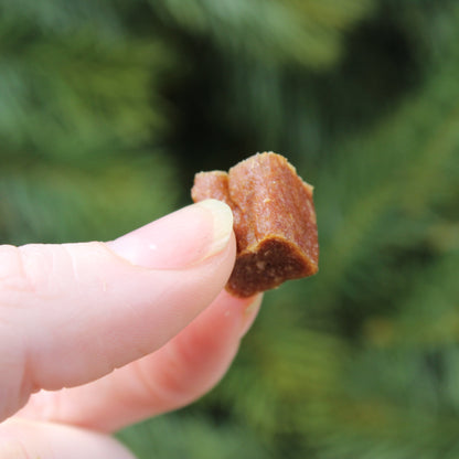 Small pieces of rabbit meat