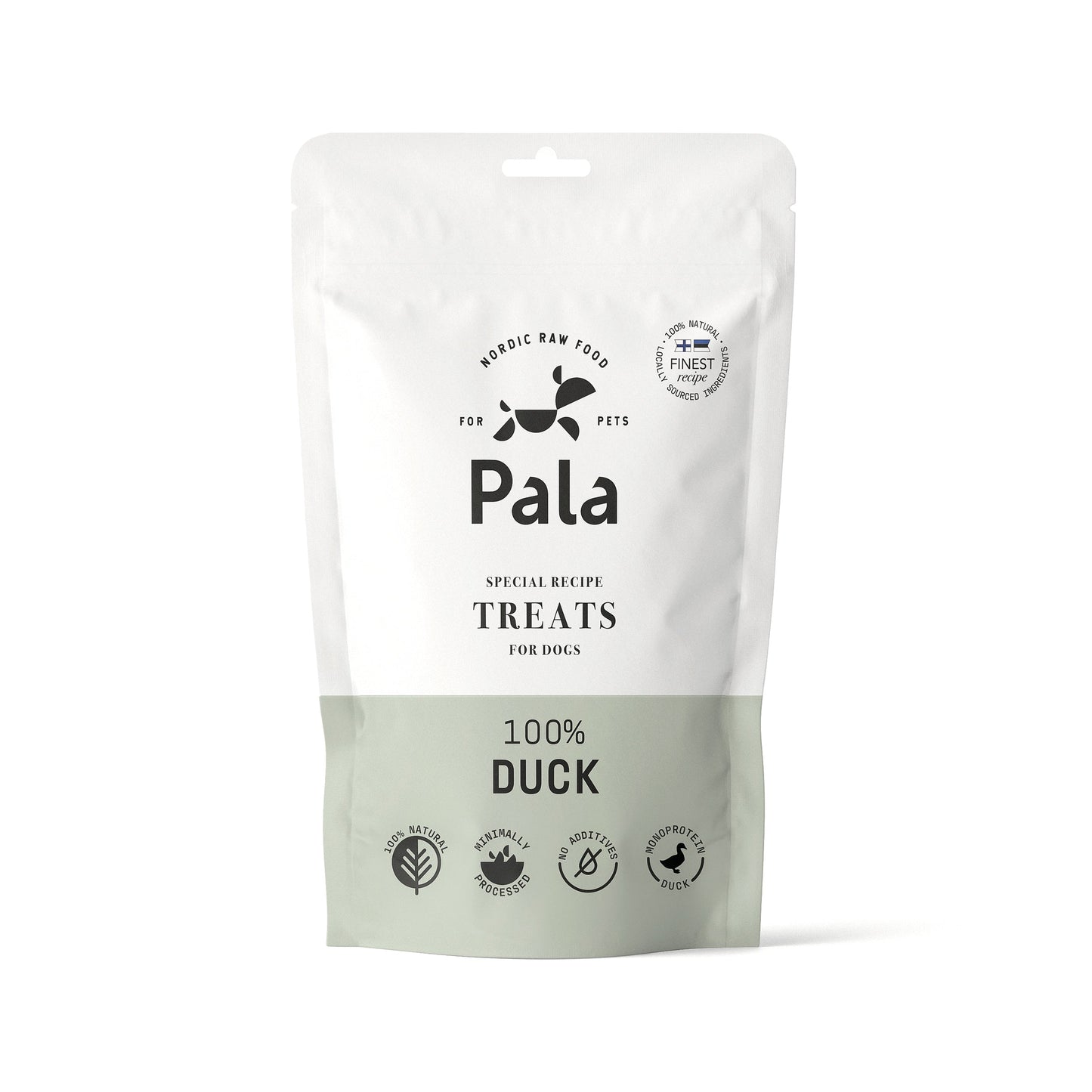 Dog treats 100% duck meat (100g)