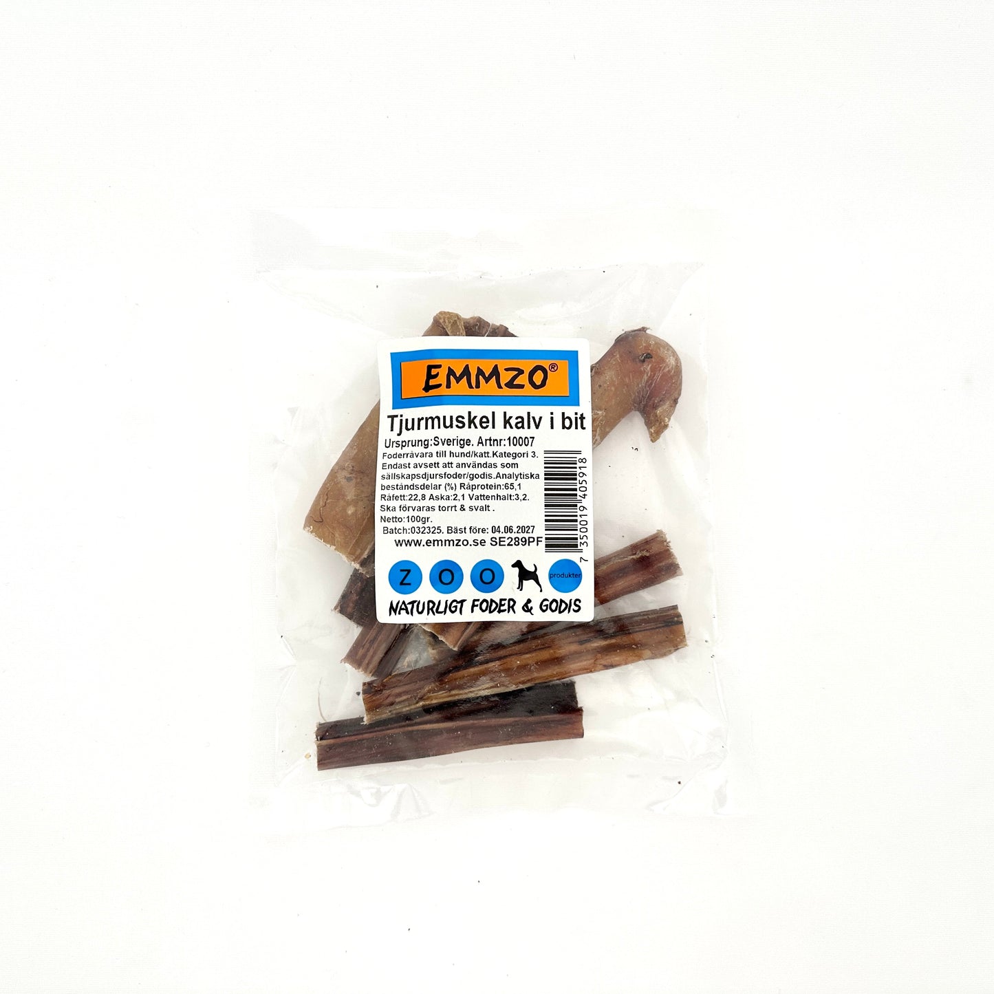 Swedish veal muscle in pieces (100g)