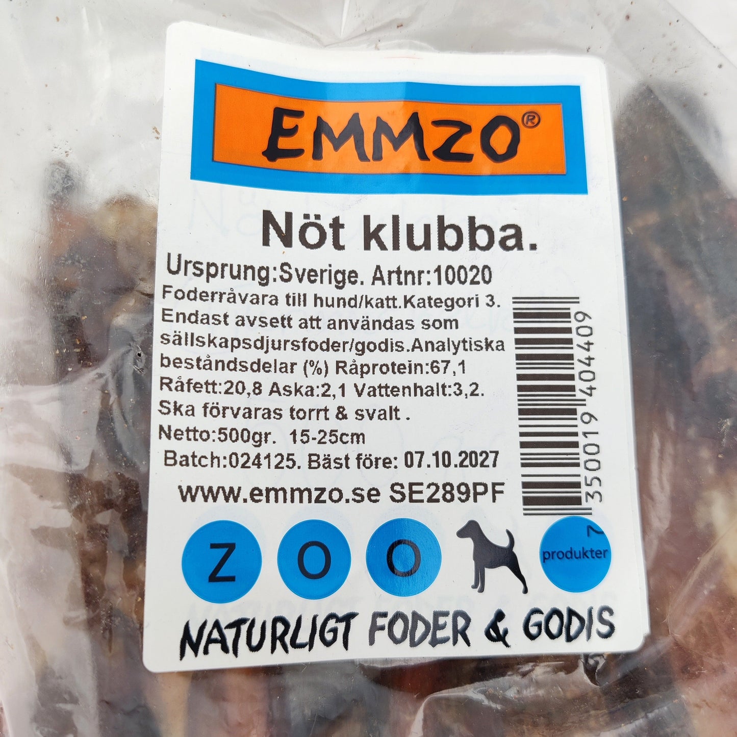 Swedish nut club (500g, 15-25cm)