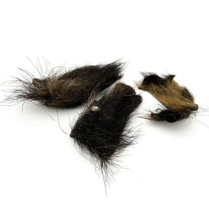 Swedish wild boar skin with fur (1kg)
