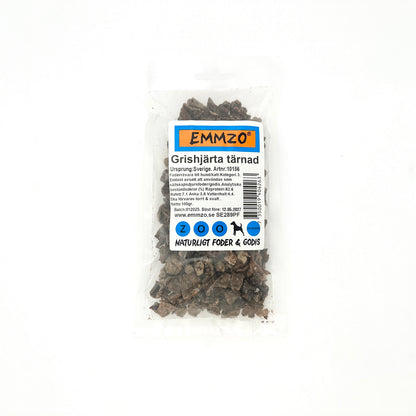 Diced Swedish pork heart