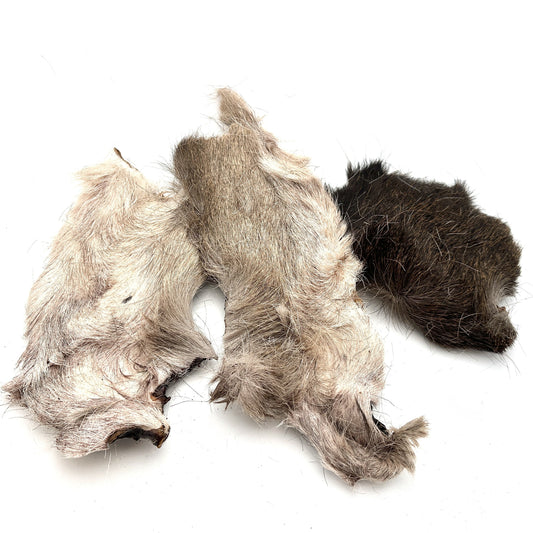 Swedish deerskin with fur (1kg)