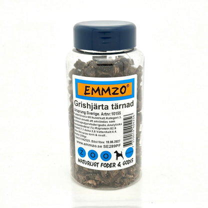 Diced Swedish pork heart