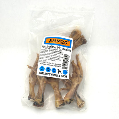 Swedish dried chicken feet with skin