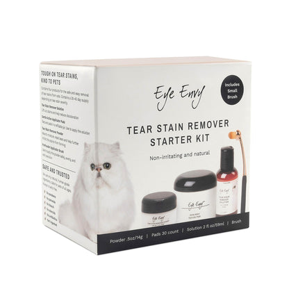 Cat Tear Stain Remover Starter Kit With Small ProPowder Brush