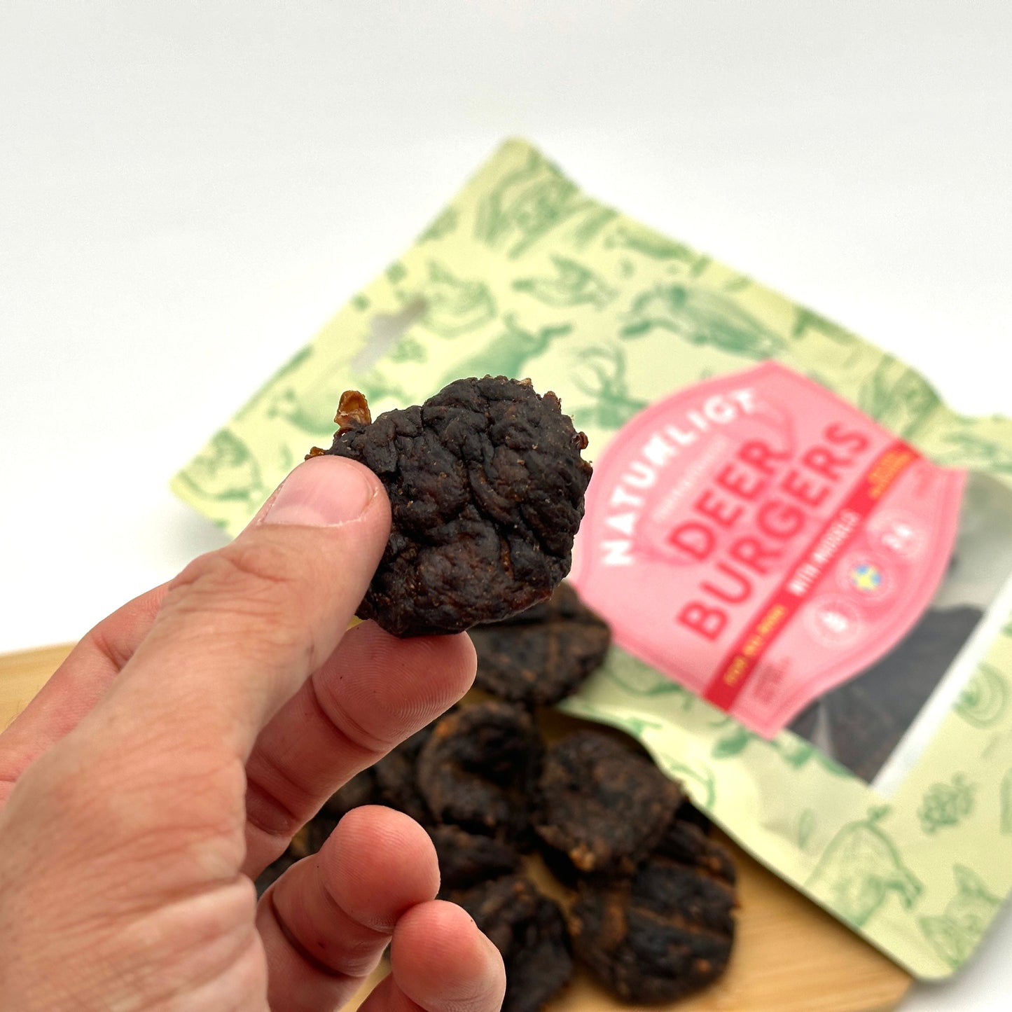 Venison burger with mussel (120g)