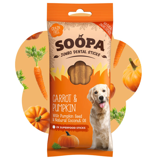 Chew Sticks JUMBO | Carrot & Pumpkin (2-pack)