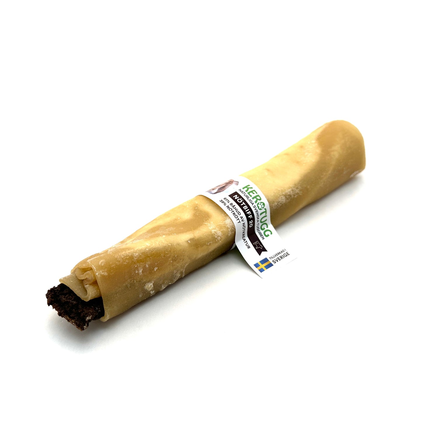 Beef roll filled with beef heart