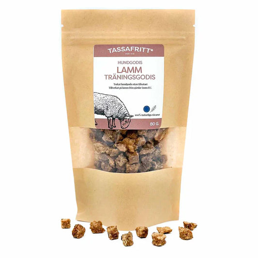 Lamb treats in small pieces (80g)