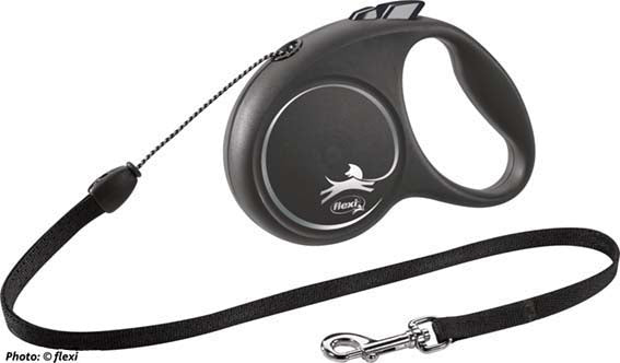 Utdragbart Koppel Flexi Black Design