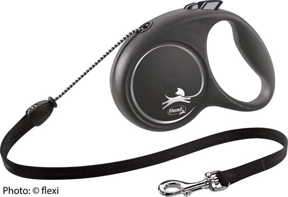 Utdragbart Koppel Flexi Black Design