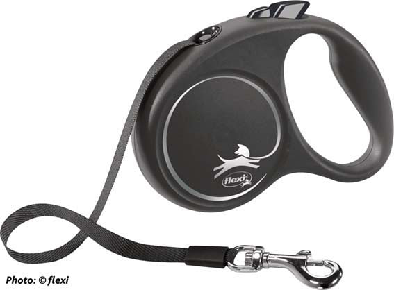 Utdragbart Koppel Flexi Black Design