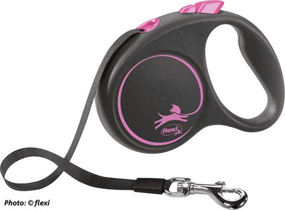 Utdragbart Koppel Flexi Black Design