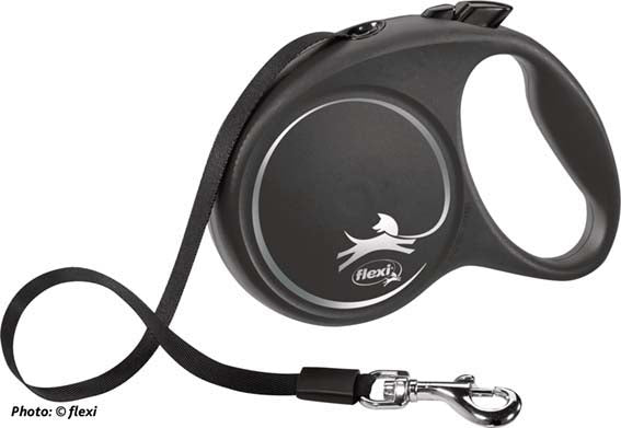 Utdragbart Koppel Flexi Black Design