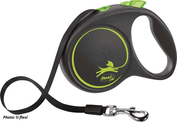 Utdragbart Koppel Flexi Black Design