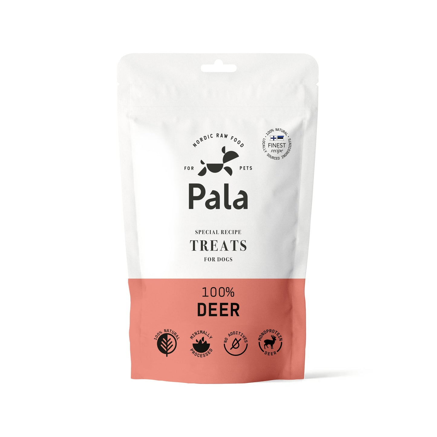Dog treats made from 100% venison (100g)