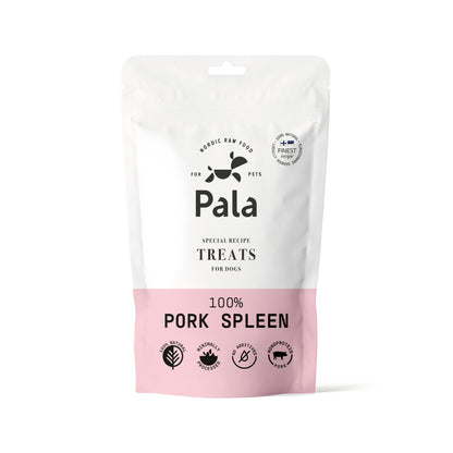Dog treats made from 100% pork spleen (100g)