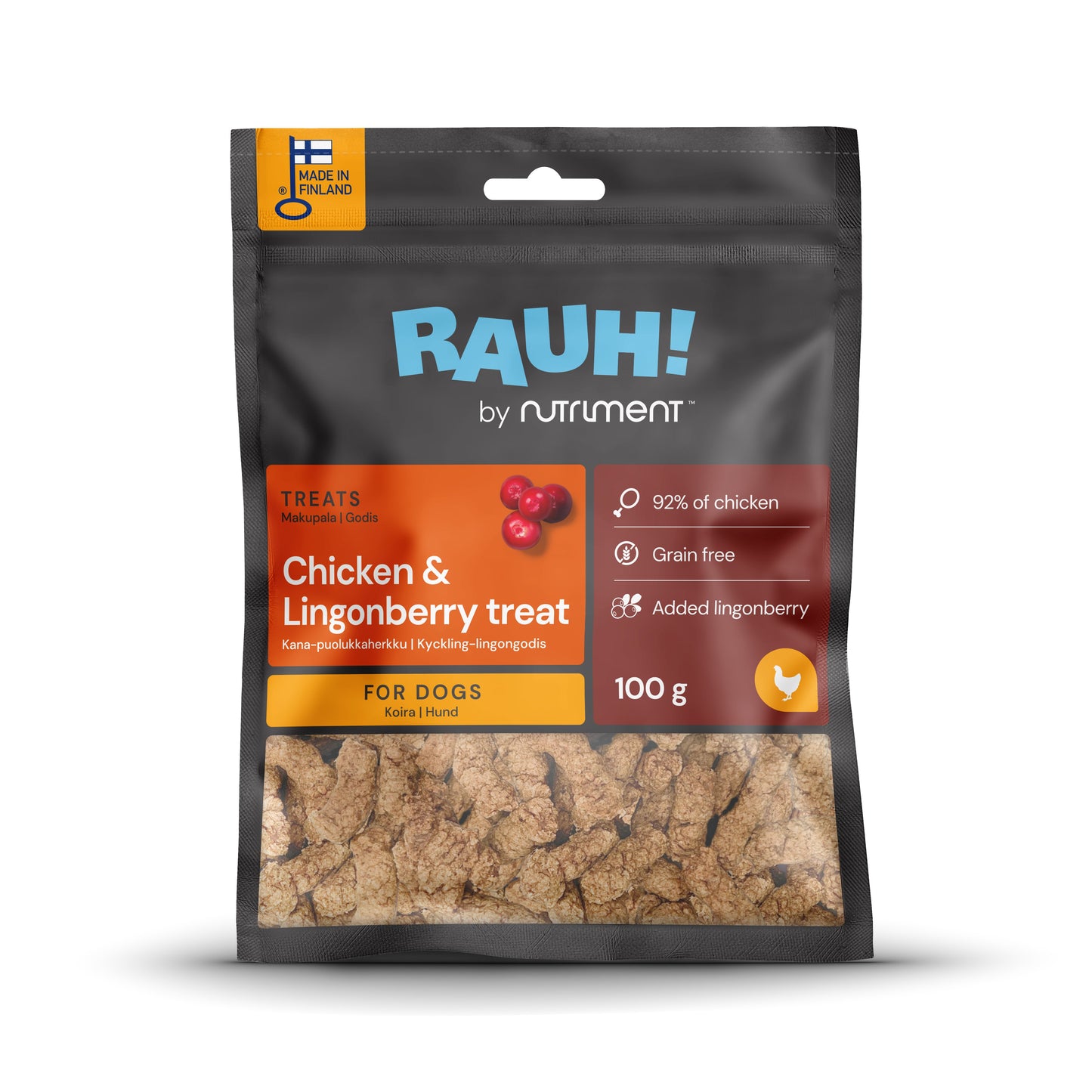 RAUH! Chicken and lingonberry (100g)