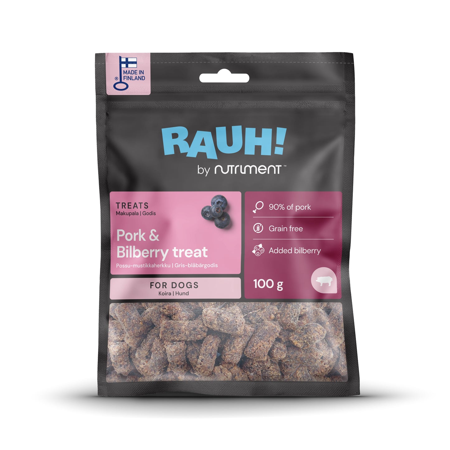 RAUH! Pork and blueberry (100g)