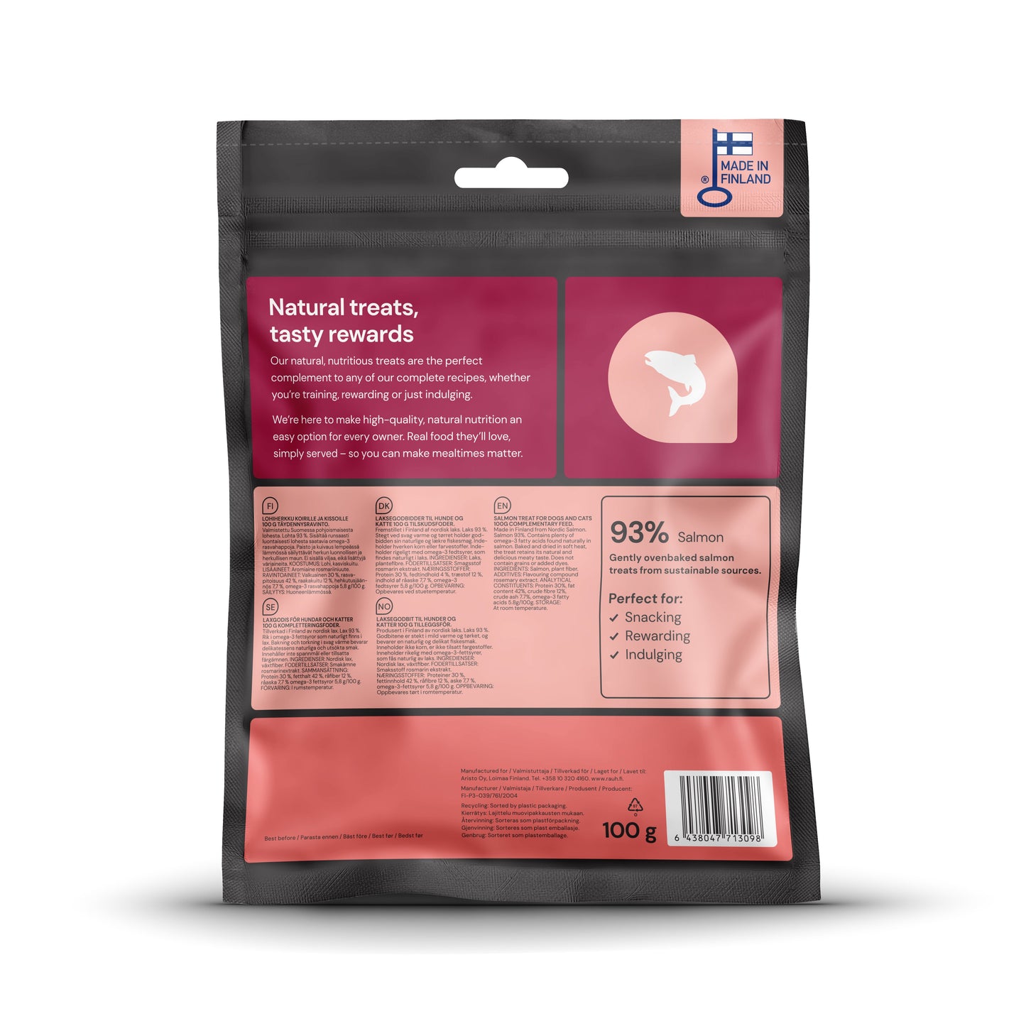 RAUH! Salmon treats (100g)