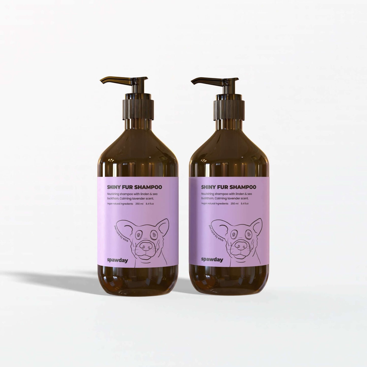Shiny Fur Shampoo 2-pack – For Oily Hair & Dry Skin