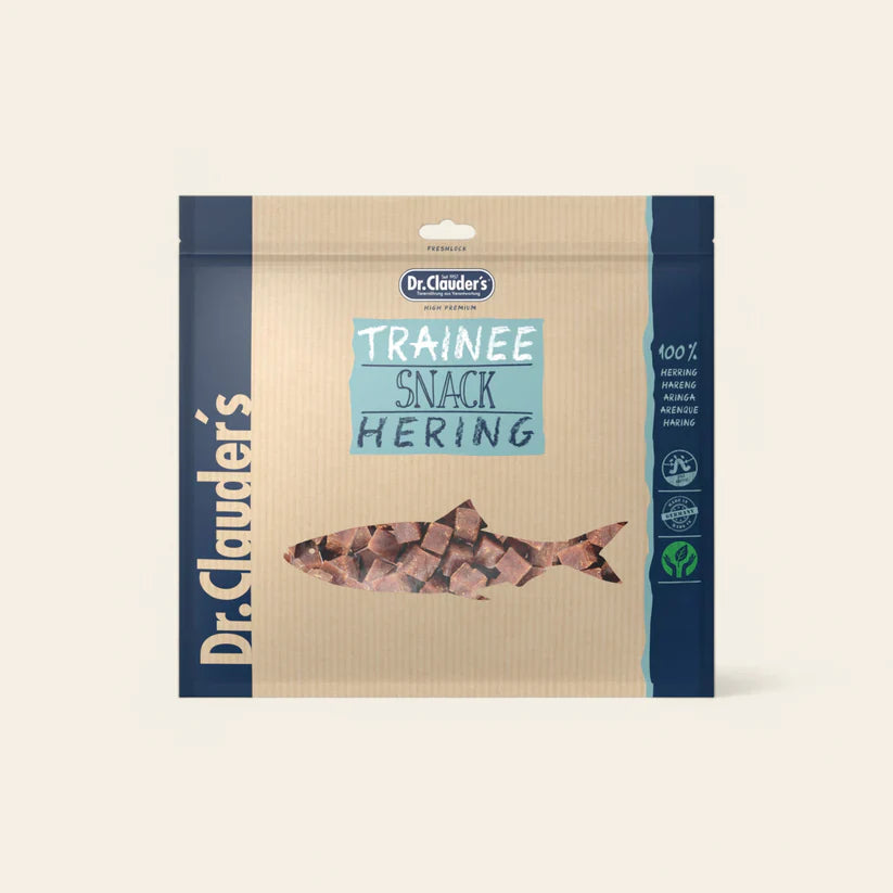 Small pieces of herring meat