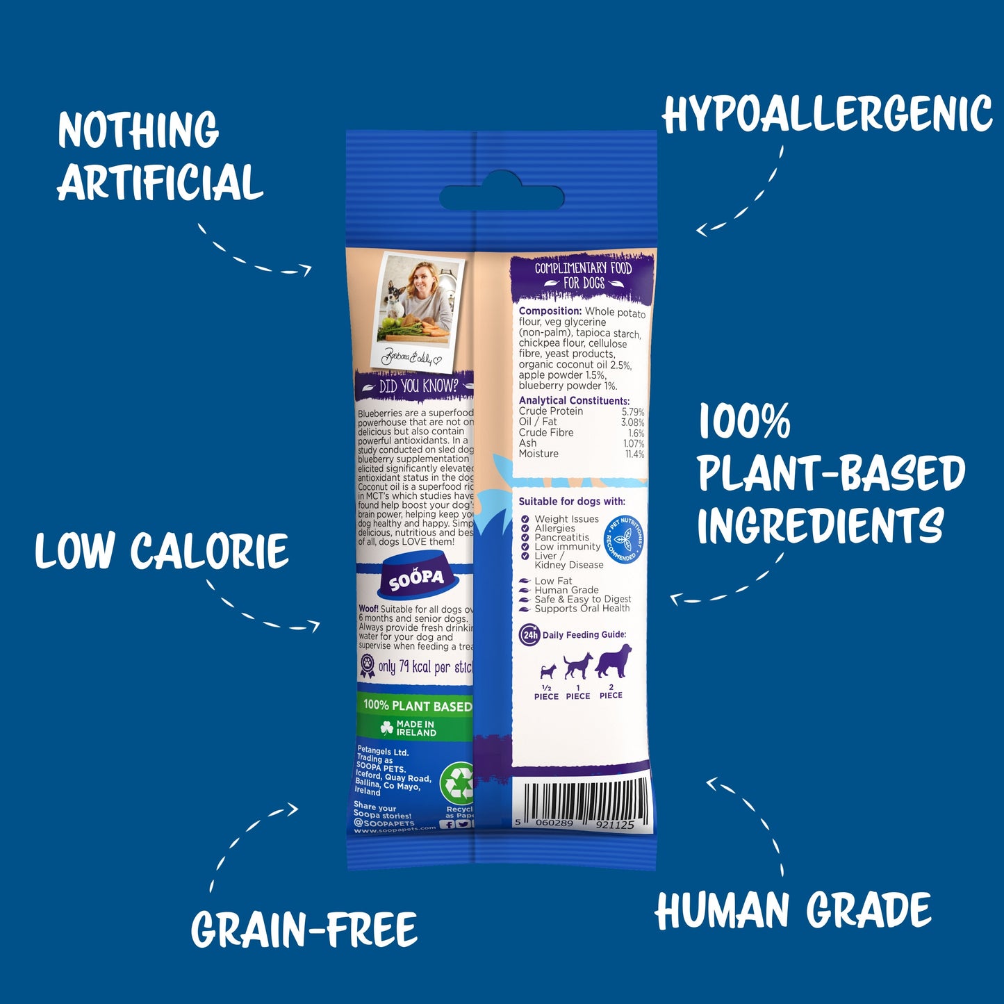 Chew Sticks | Apple & Blueberry (4-pack)