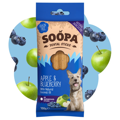 Chew Sticks | Apple & Blueberry (4-pack)