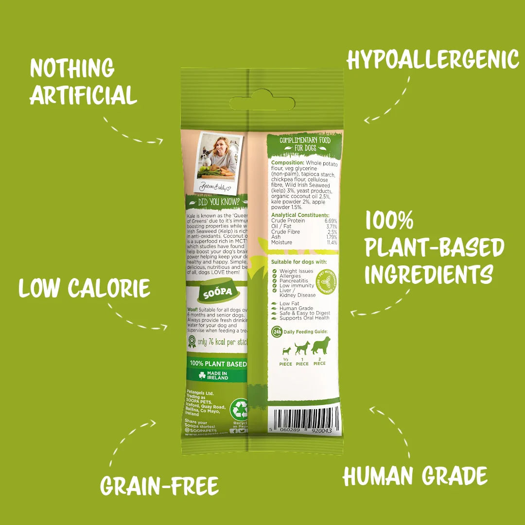 Chew Sticks | Kale & Apple (4-pack)