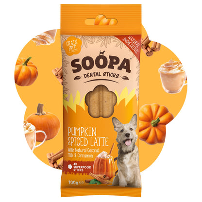 Chew Sticks | Pumpkin Spiced Latte - Pumpkin & Cinnamon (4-pack)