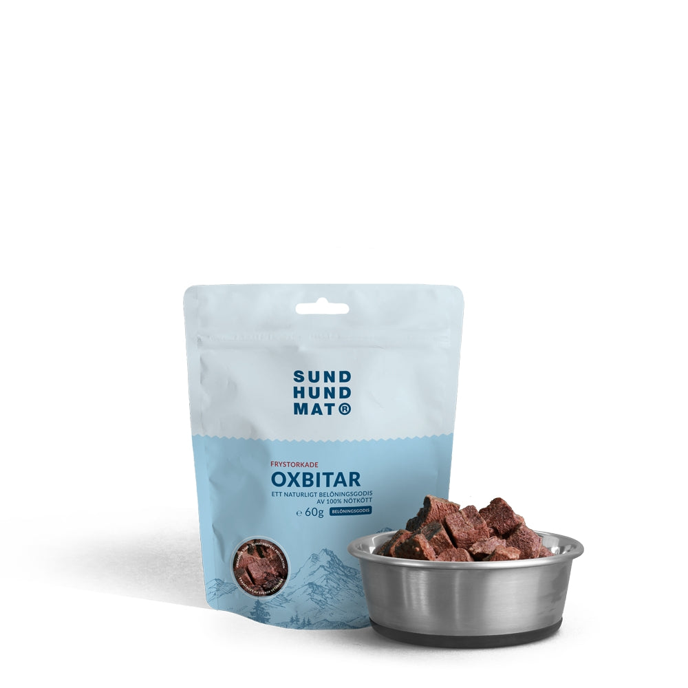 Freeze-dried beef pieces (60g)