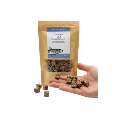 Salmon treats in pieces (80g)